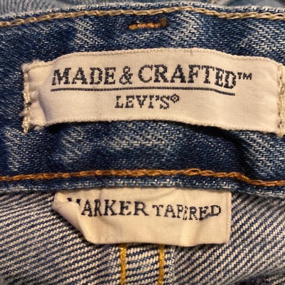 Levi’s Made & Crafted Marker Tapered Boyfriend Distressed Faded Jeans Size 27 - Picture 4 of 8